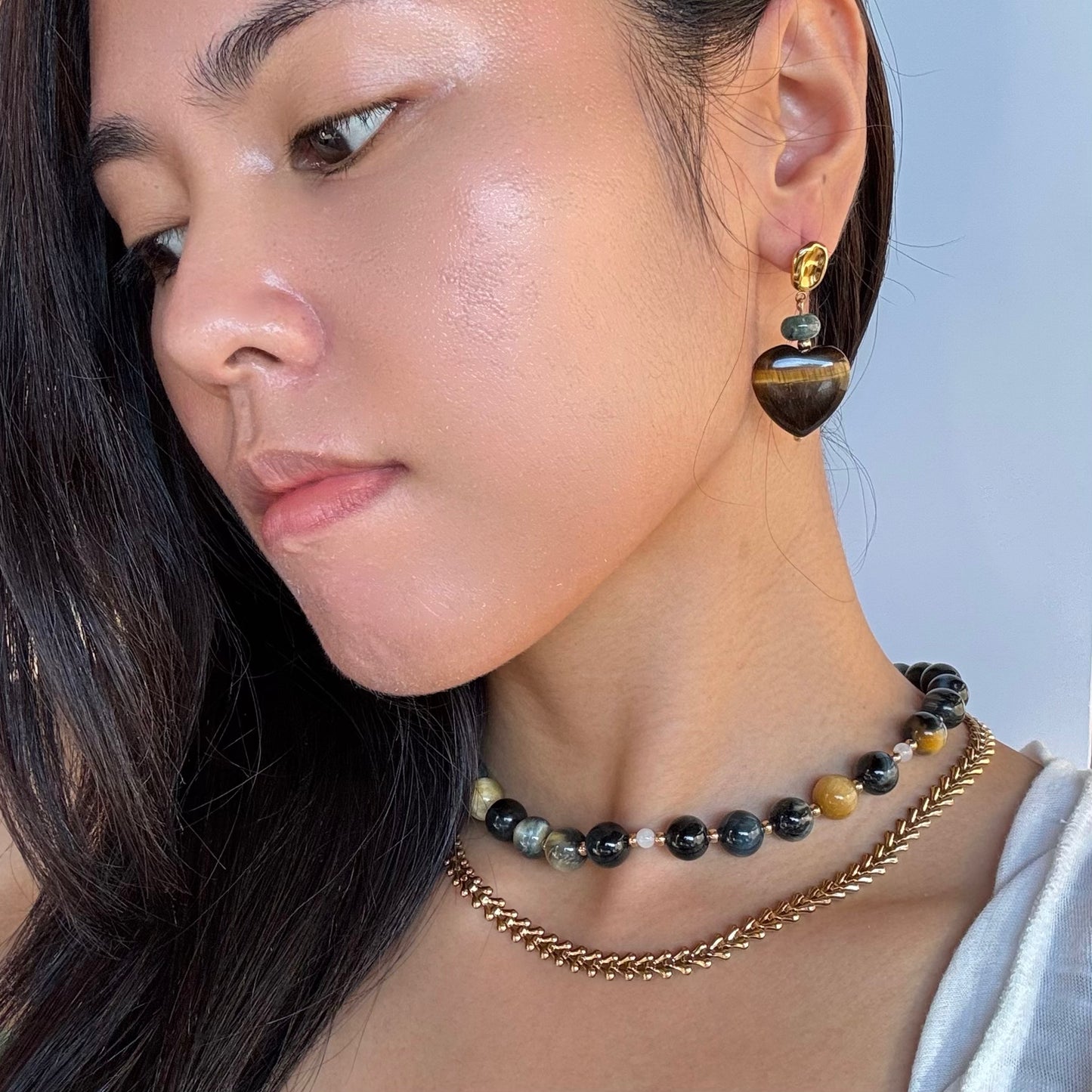 Sophia Leaf Chain Necklace