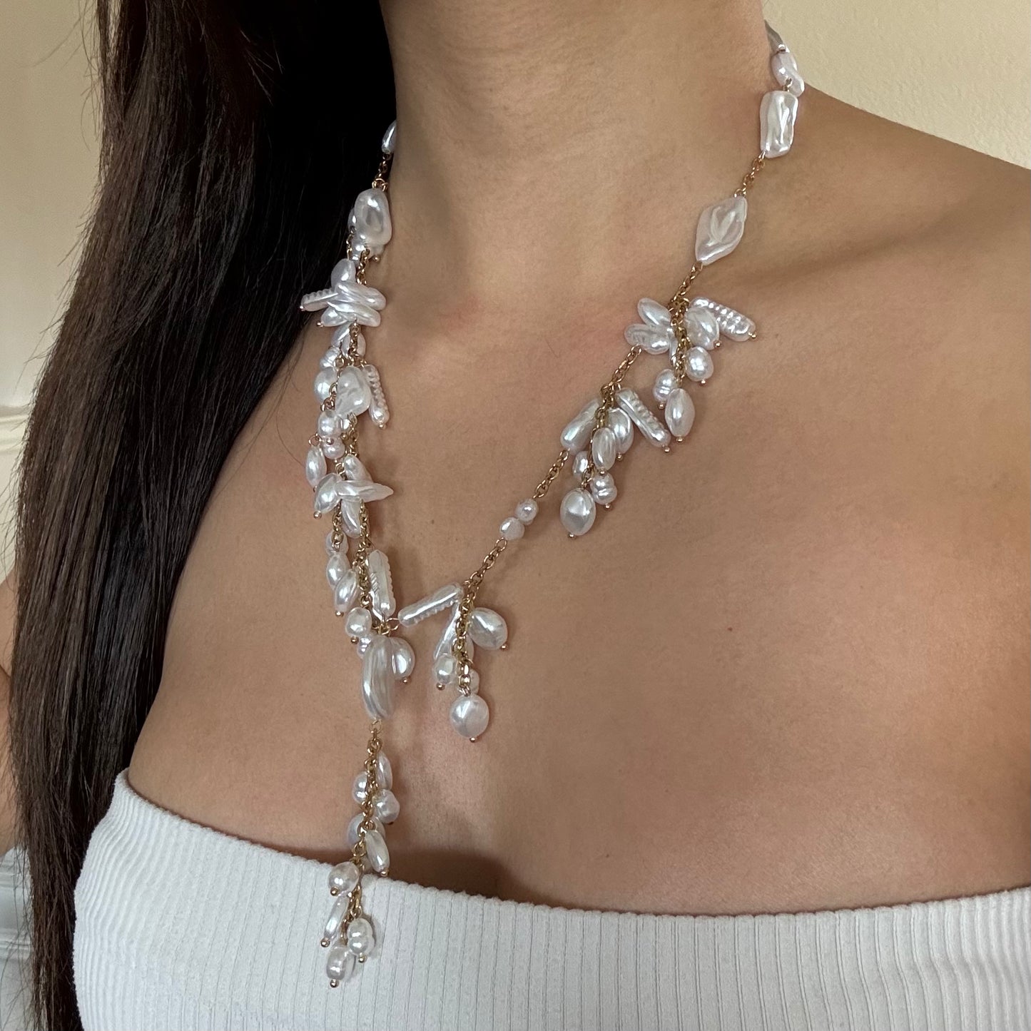 Ember Mother of Pearl Necklace
