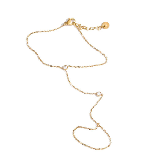Francesca Zirconia Hand Chain