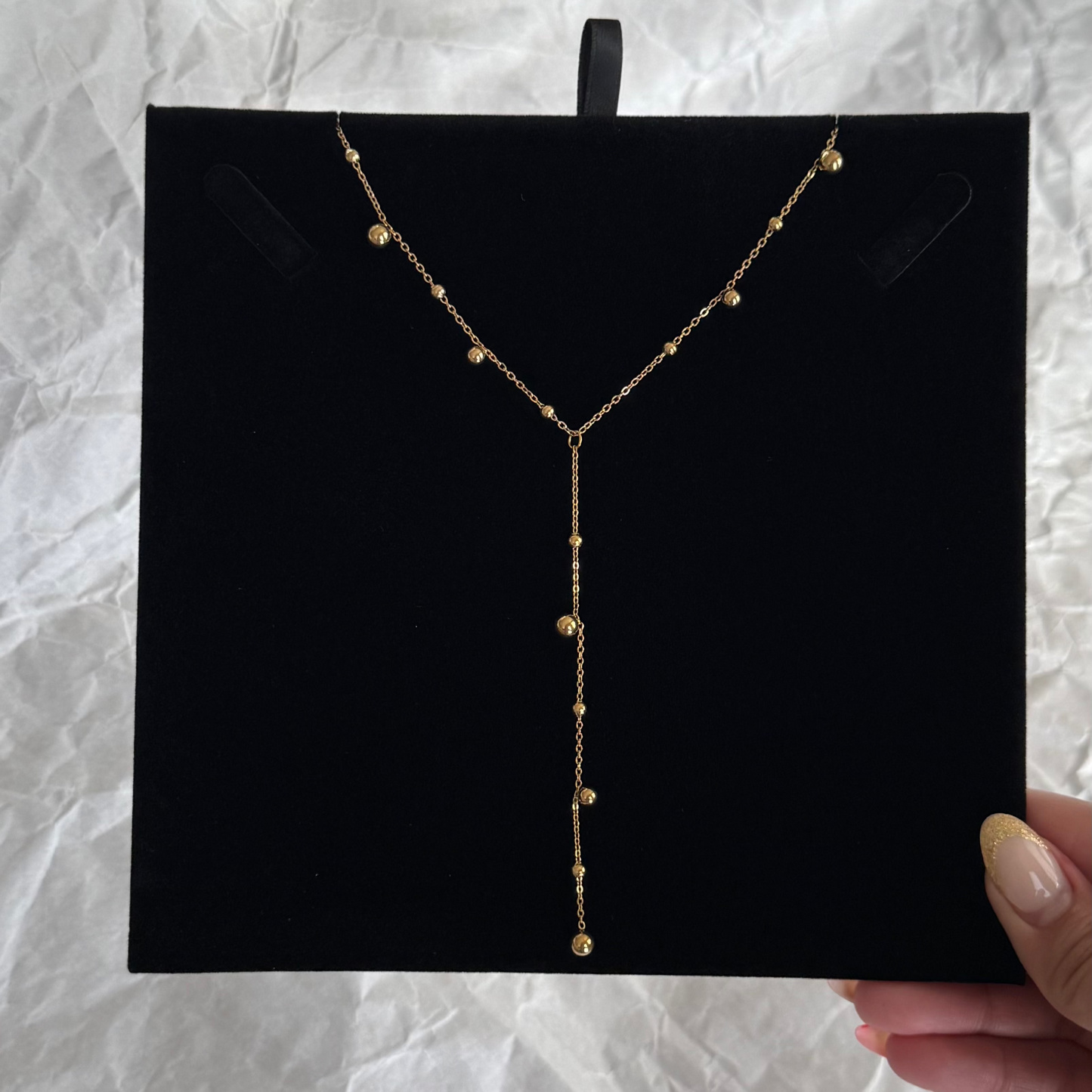 Laylah Bead Long Pendant Necklace