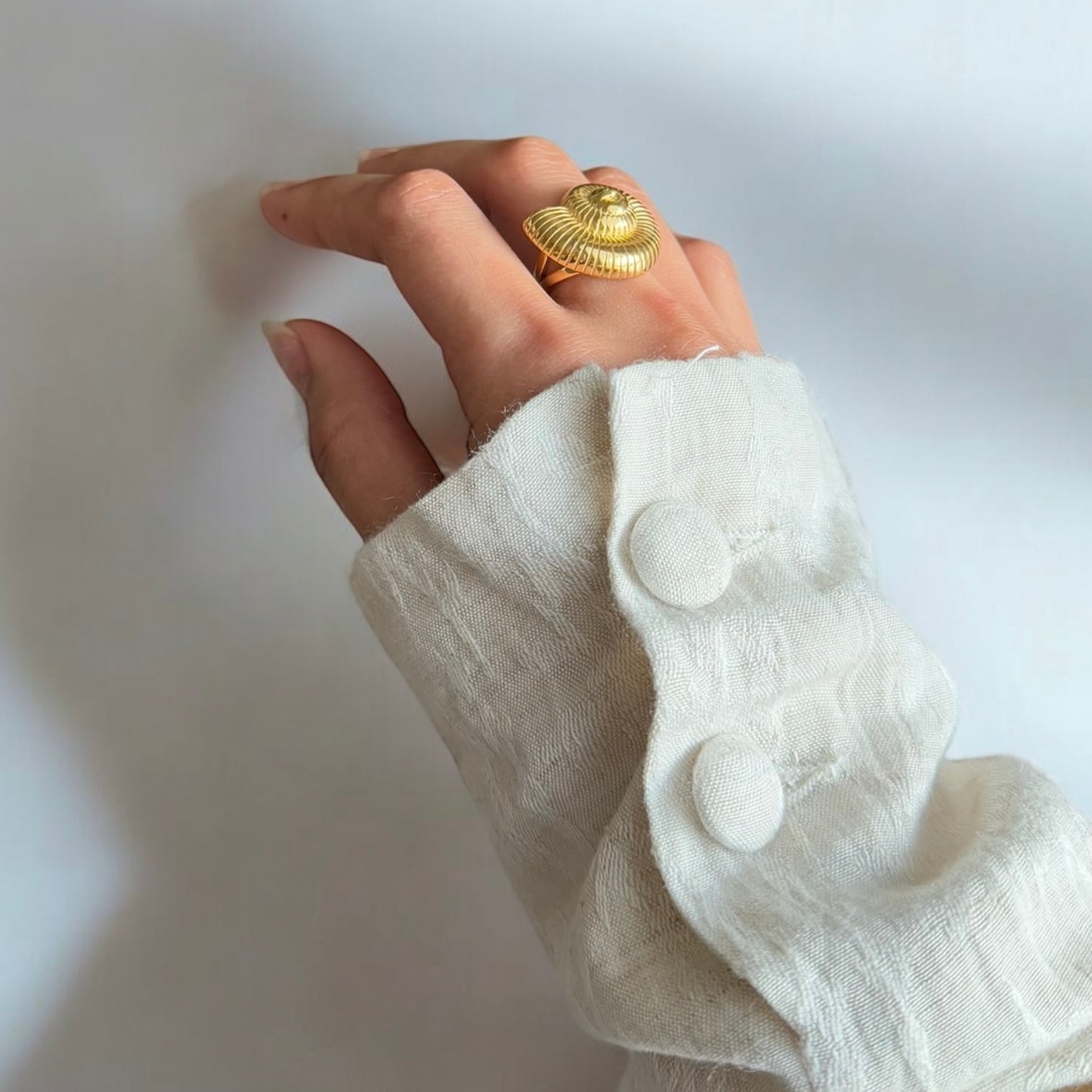 Kailani Shell Statement Ring