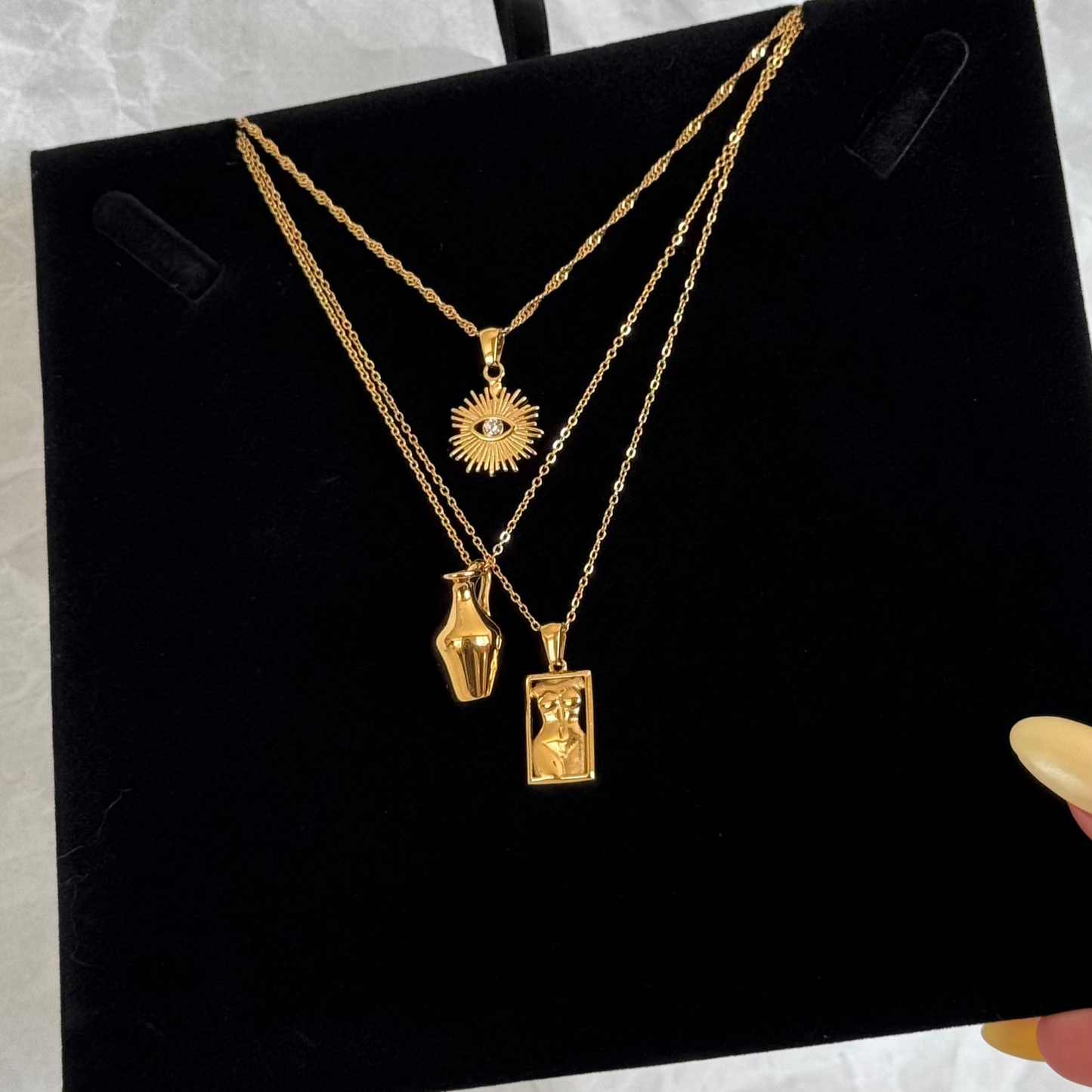Jasmine Vase Charm Necklace