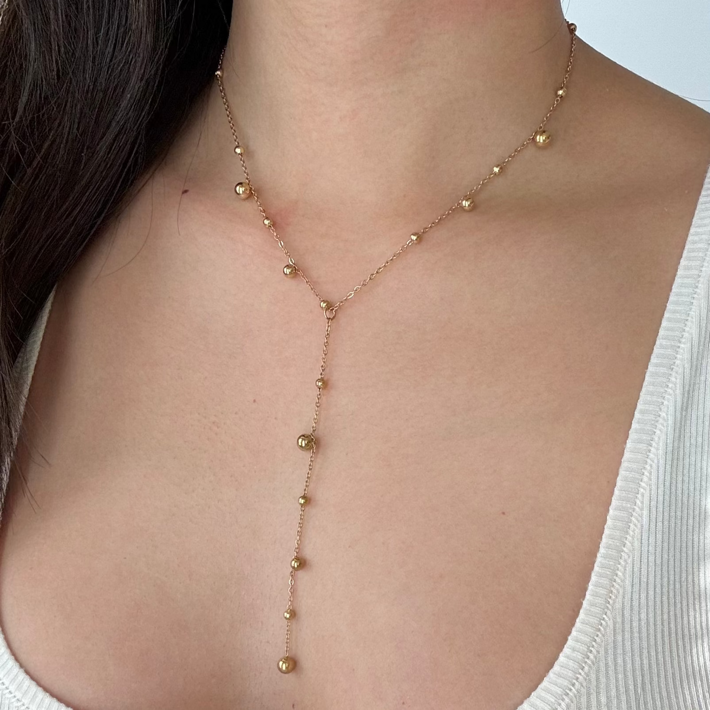 Laylah Bead Long Pendant Necklace