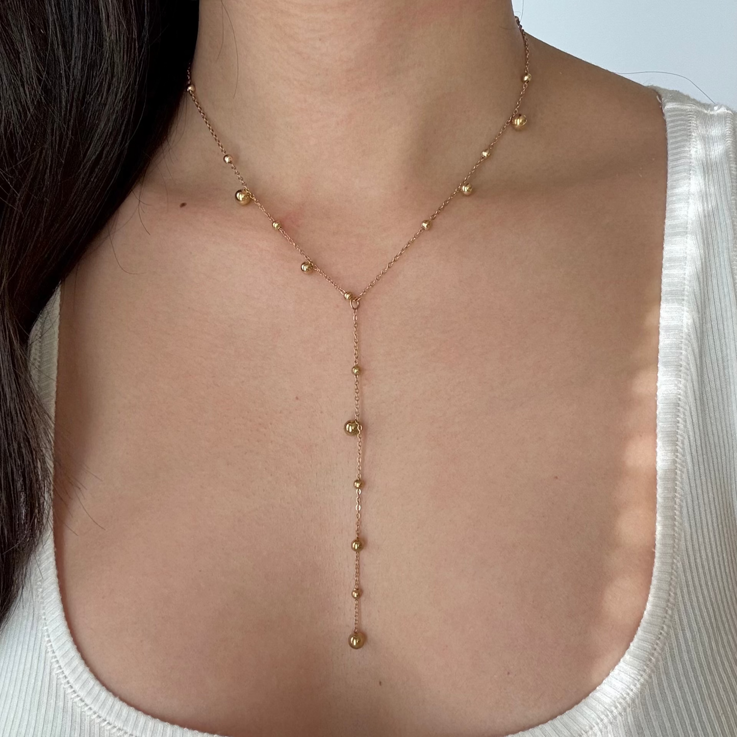 Laylah Bead Long Pendant Necklace