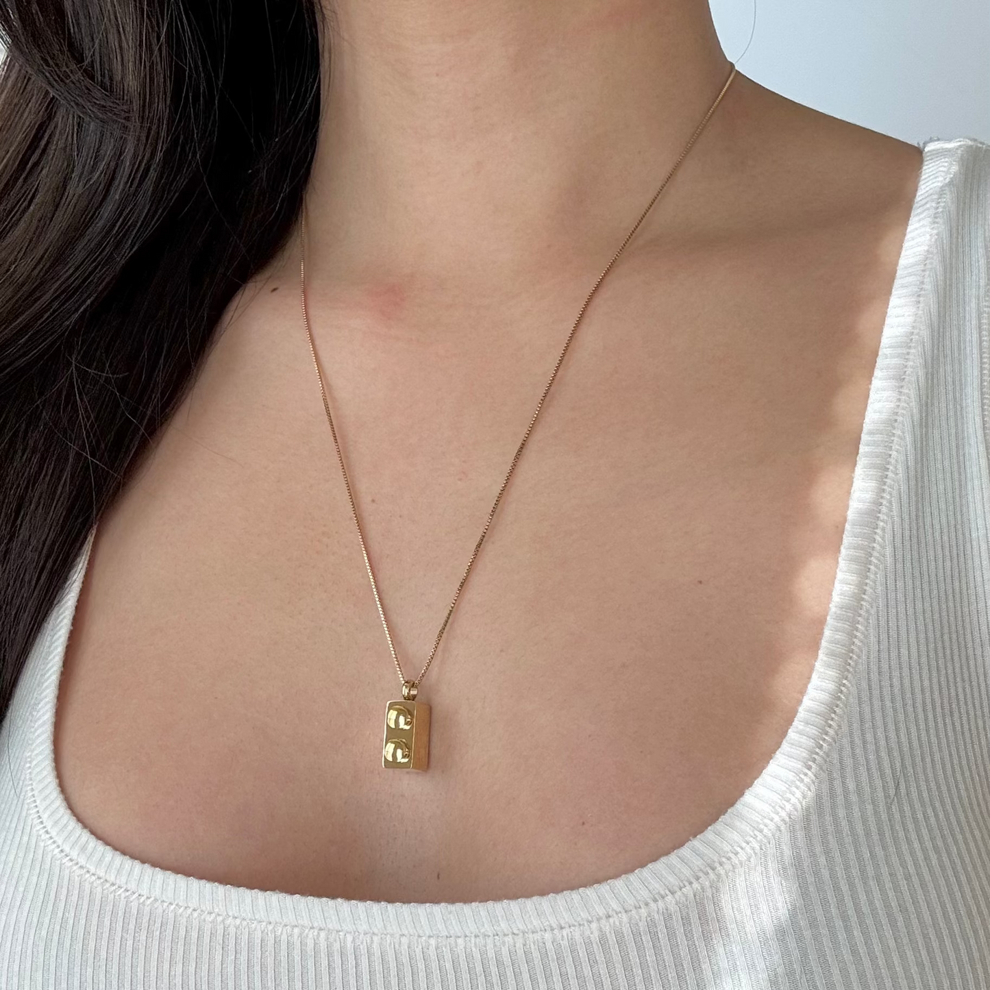 Raven Lego Pendant Necklace
