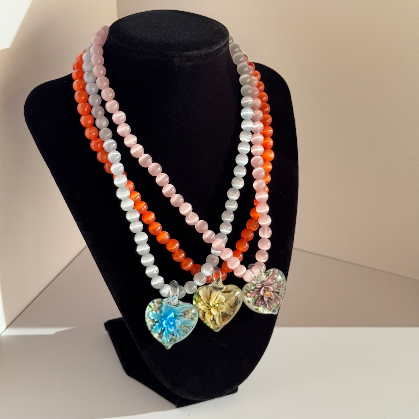 Eliza Glass Beads Necklace