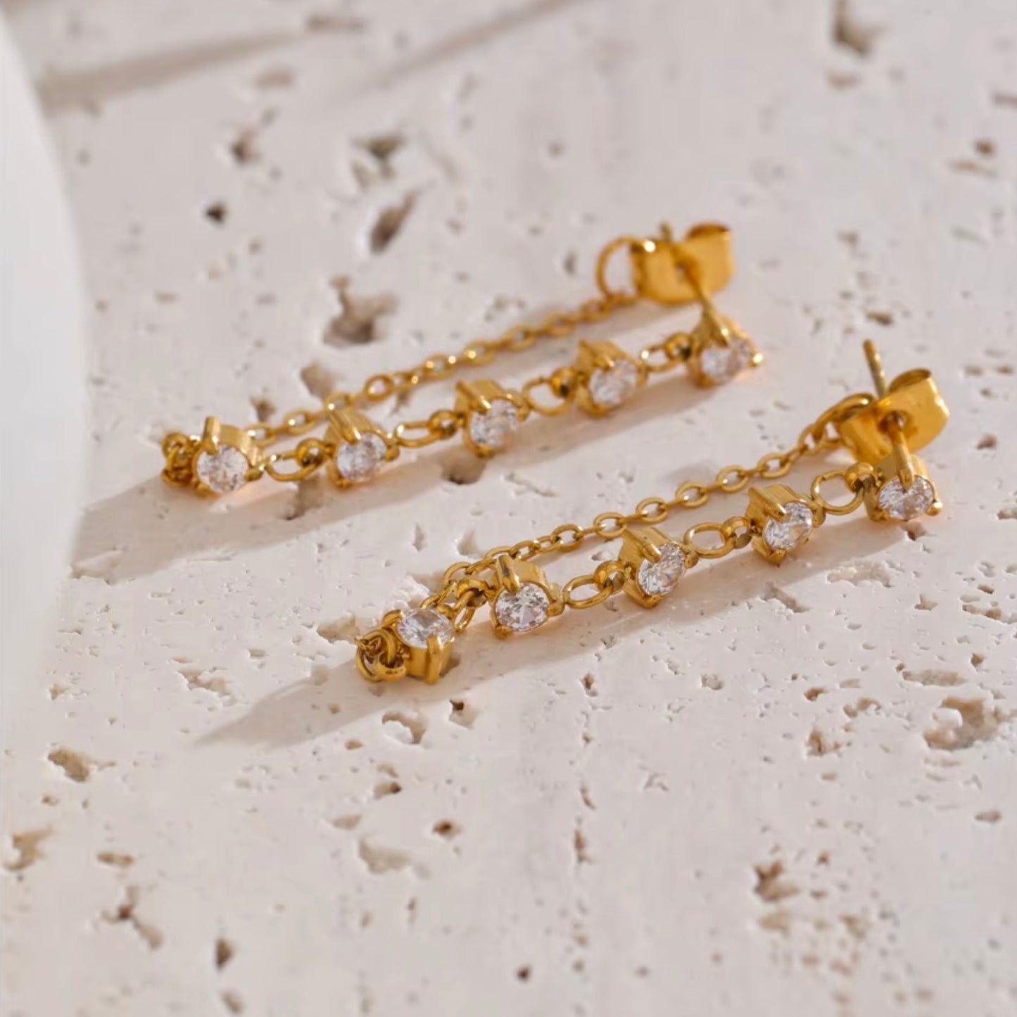 Tatum Chain Dangle Earrings