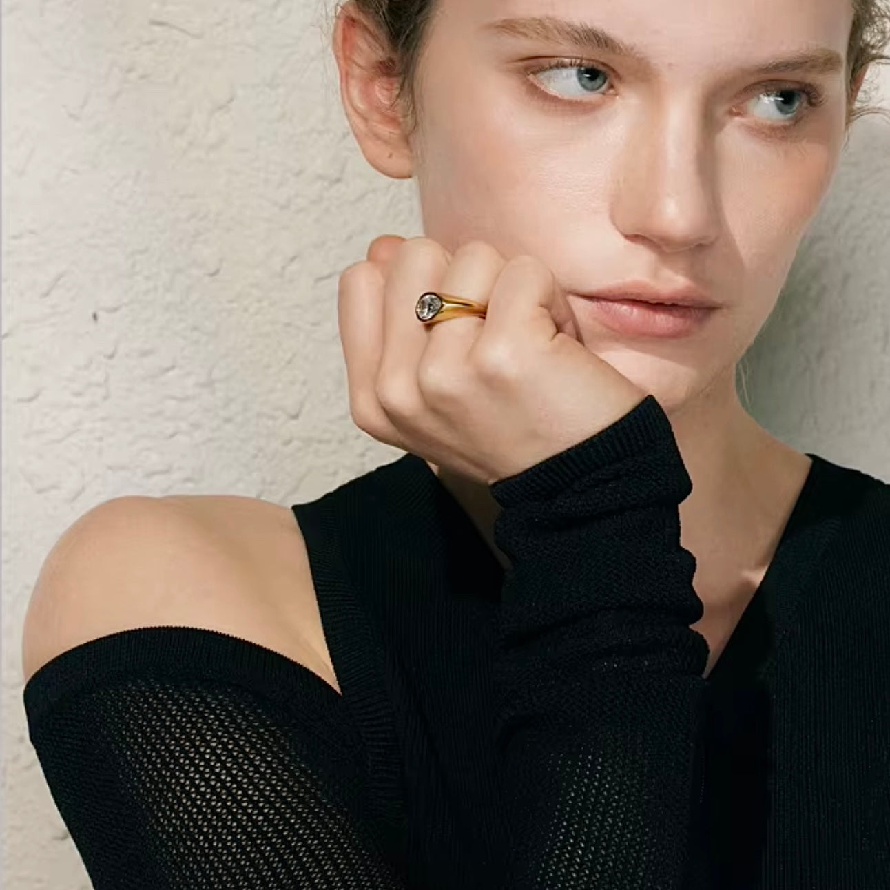 Cassidie Waterdrop Zirconia Ring