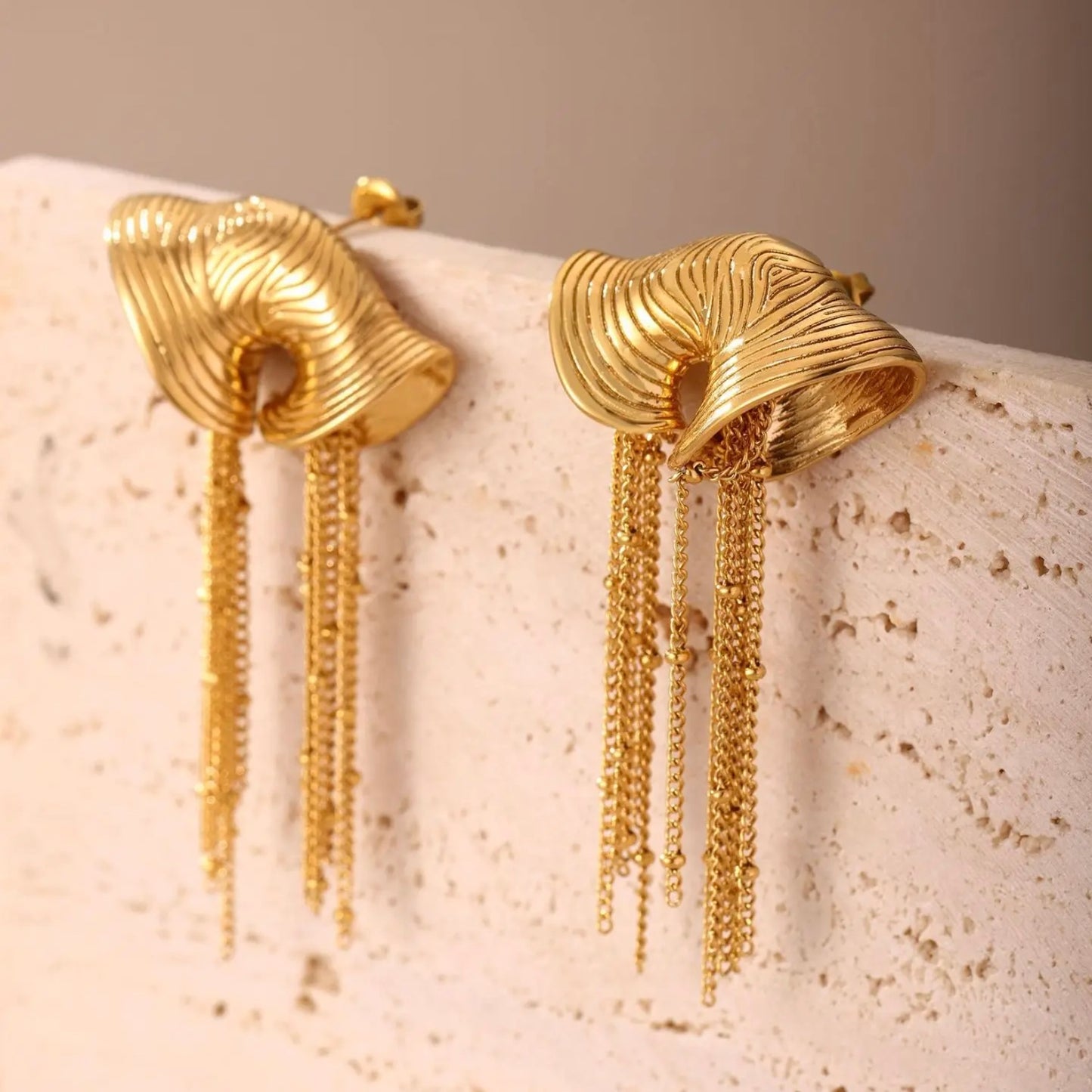 Rachel Jellyfish Tassel Earrings
