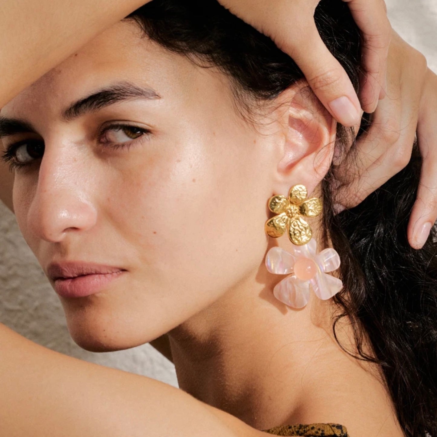 Casey Flower Dangle Earrings