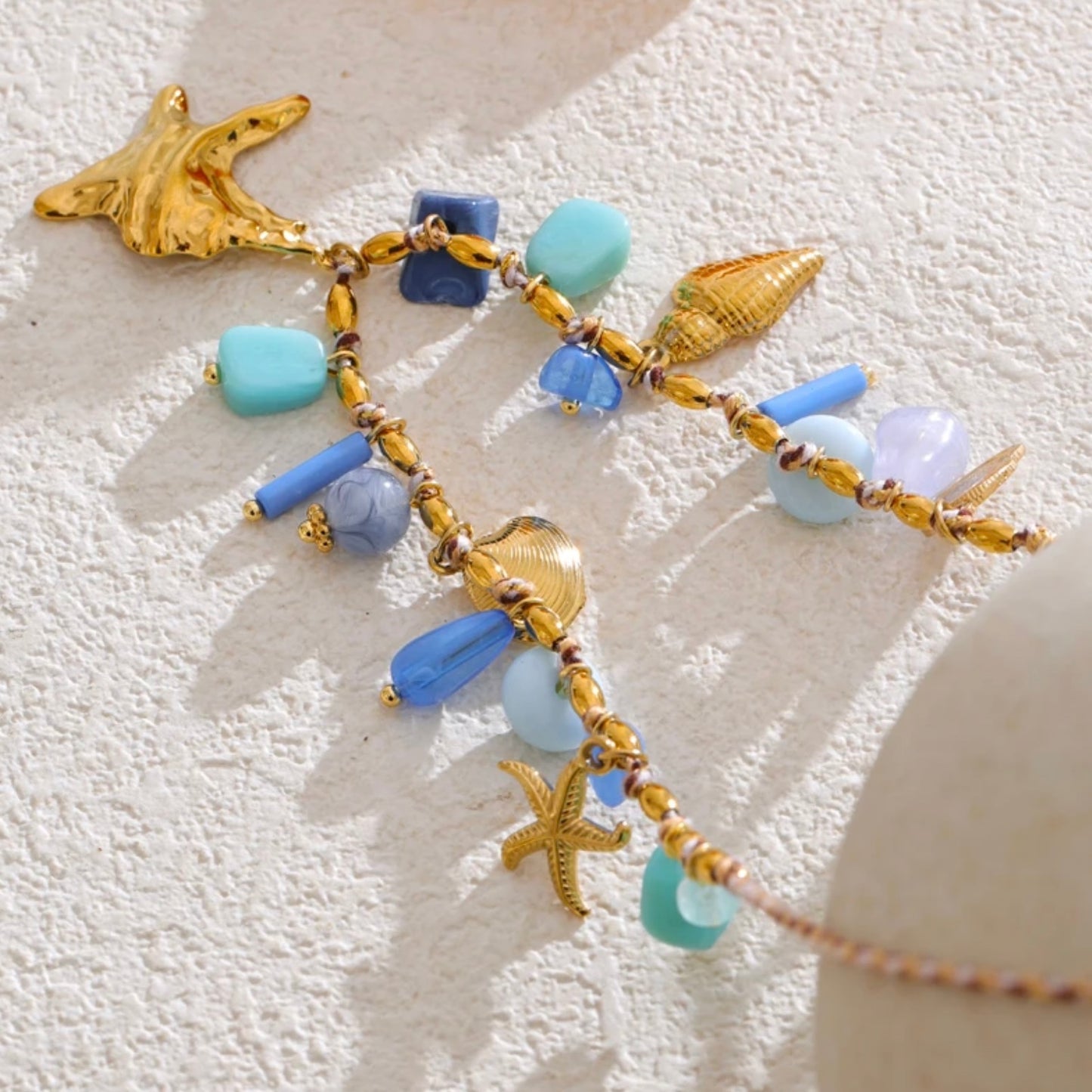Celeste Natural Sone Handmade Necklace