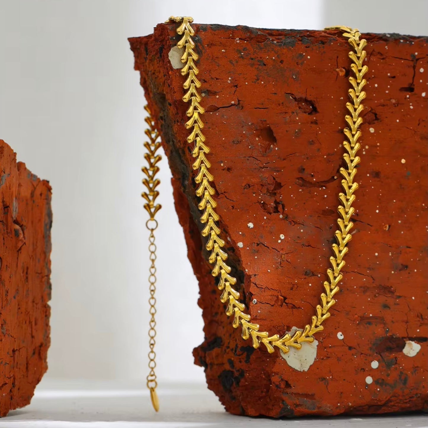 Sophia Leaf Chain Necklace