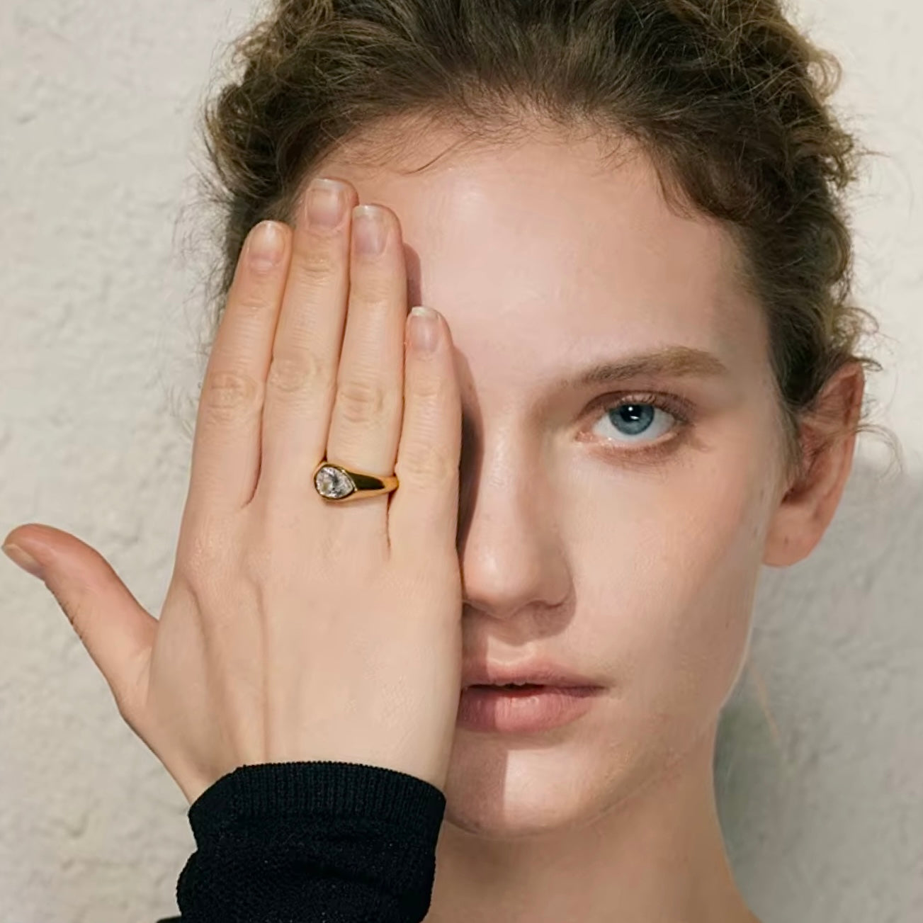 Cassidie Waterdrop Zirconia Ring