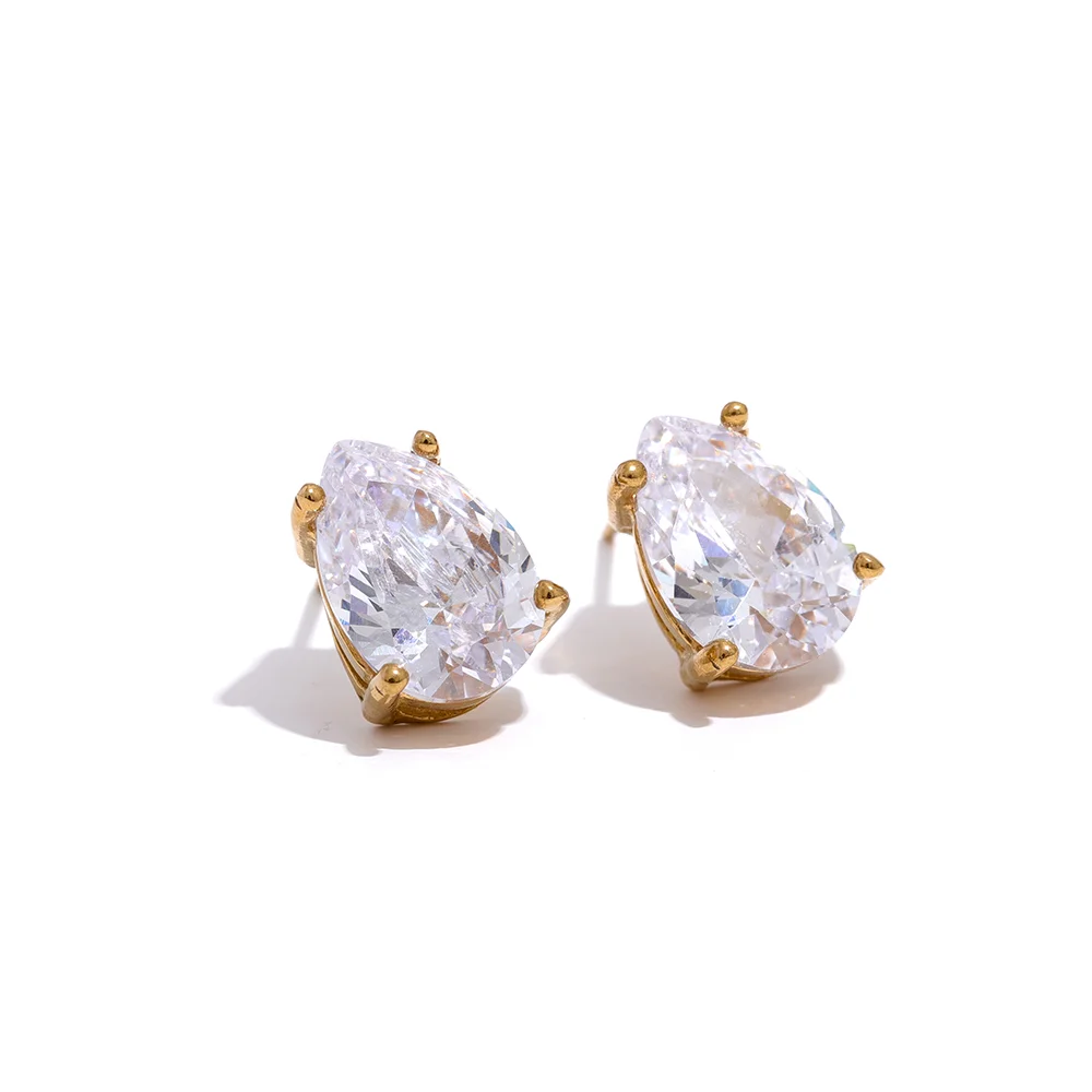 Aimee Zirconia Stud Earrings