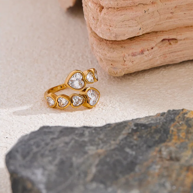 Maeve Heart Zirconia Ring