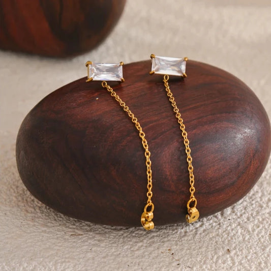 Inara Chain Drop Dangle Earrings