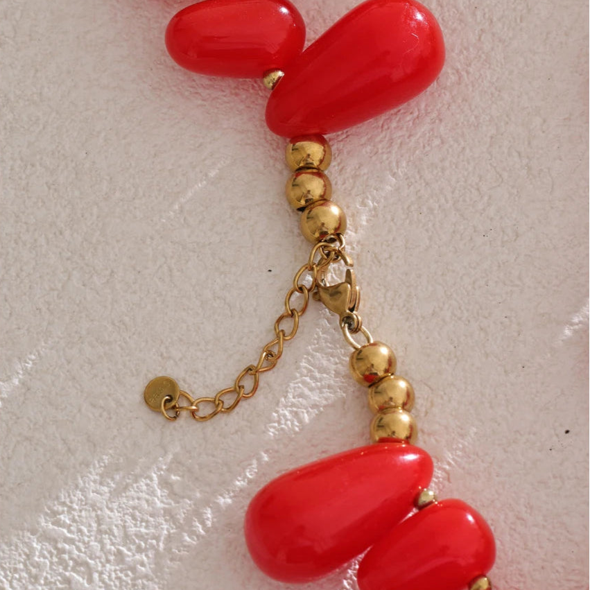 Anita Beads Chili Pendant Necklace