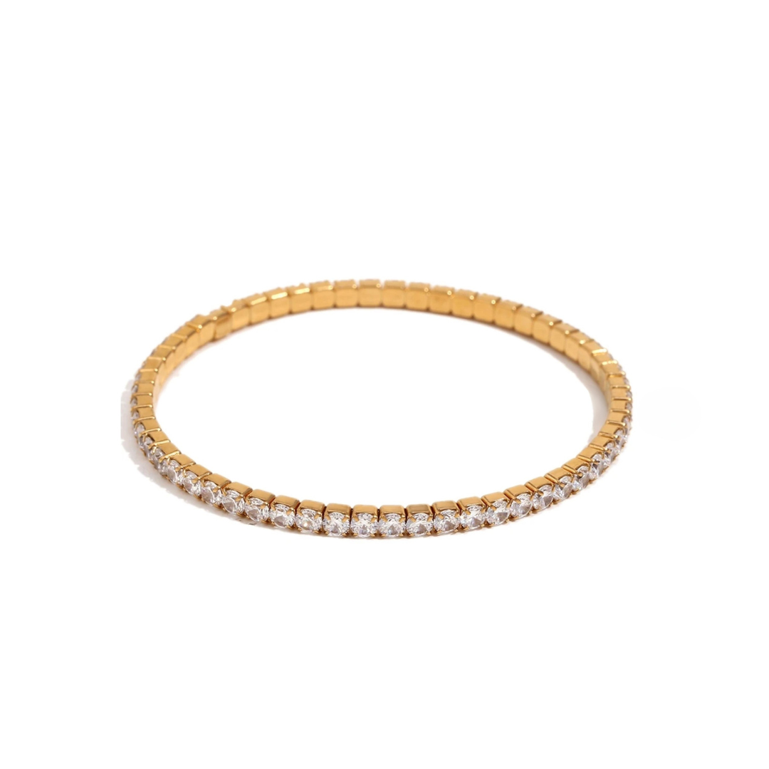 Miriam Elastic Tennis Bracelet