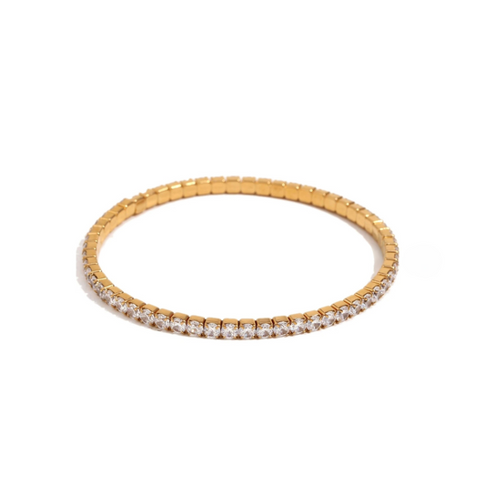 Miriam Elastic Tennis Bracelet