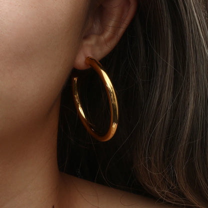 Ava Classic Hoop Earrings