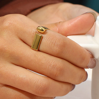 Olivia Open Geometric Shape Ring