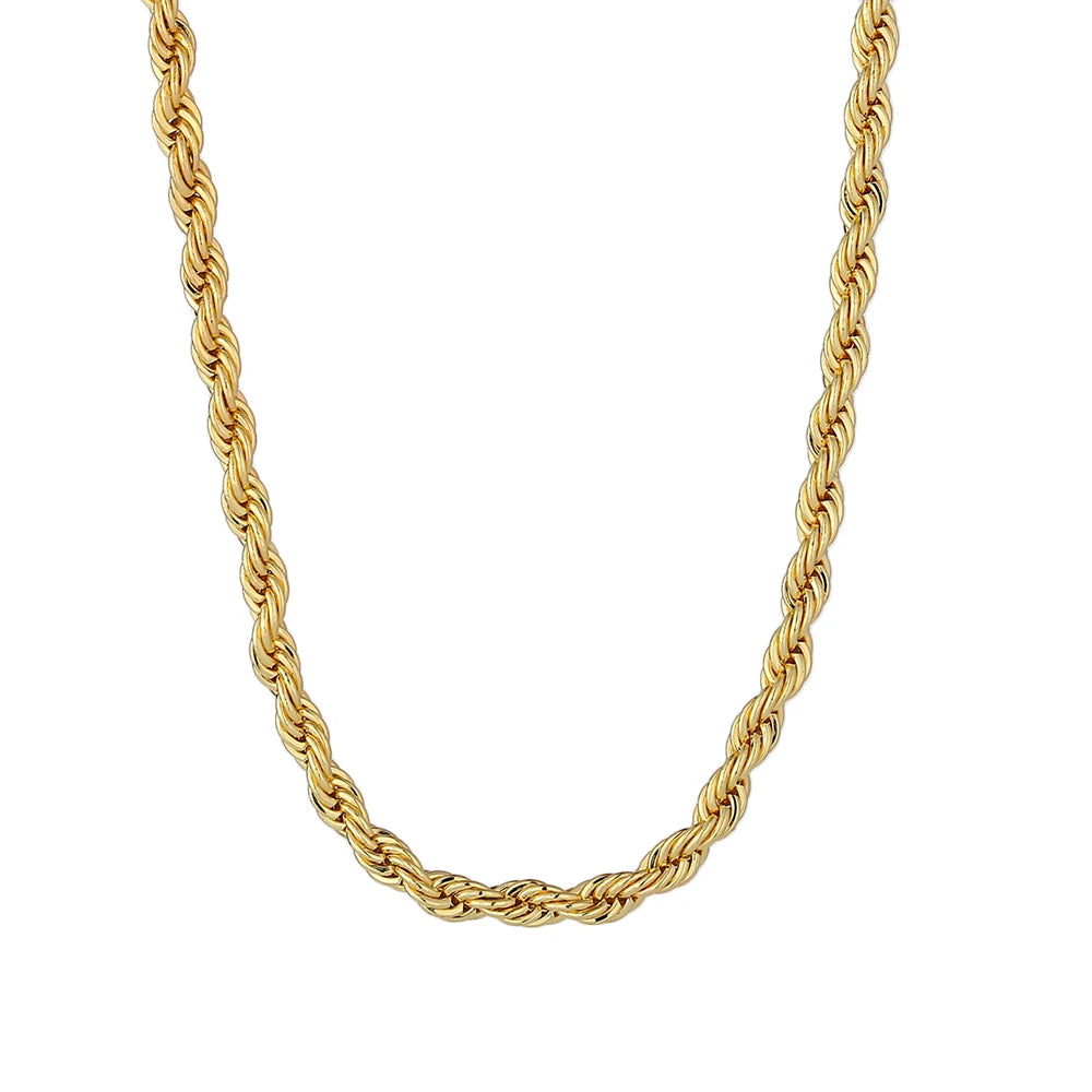 Silvia Twisted Rope Chain Necklace