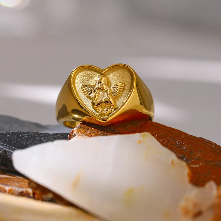 Nita Heart Angel Ring