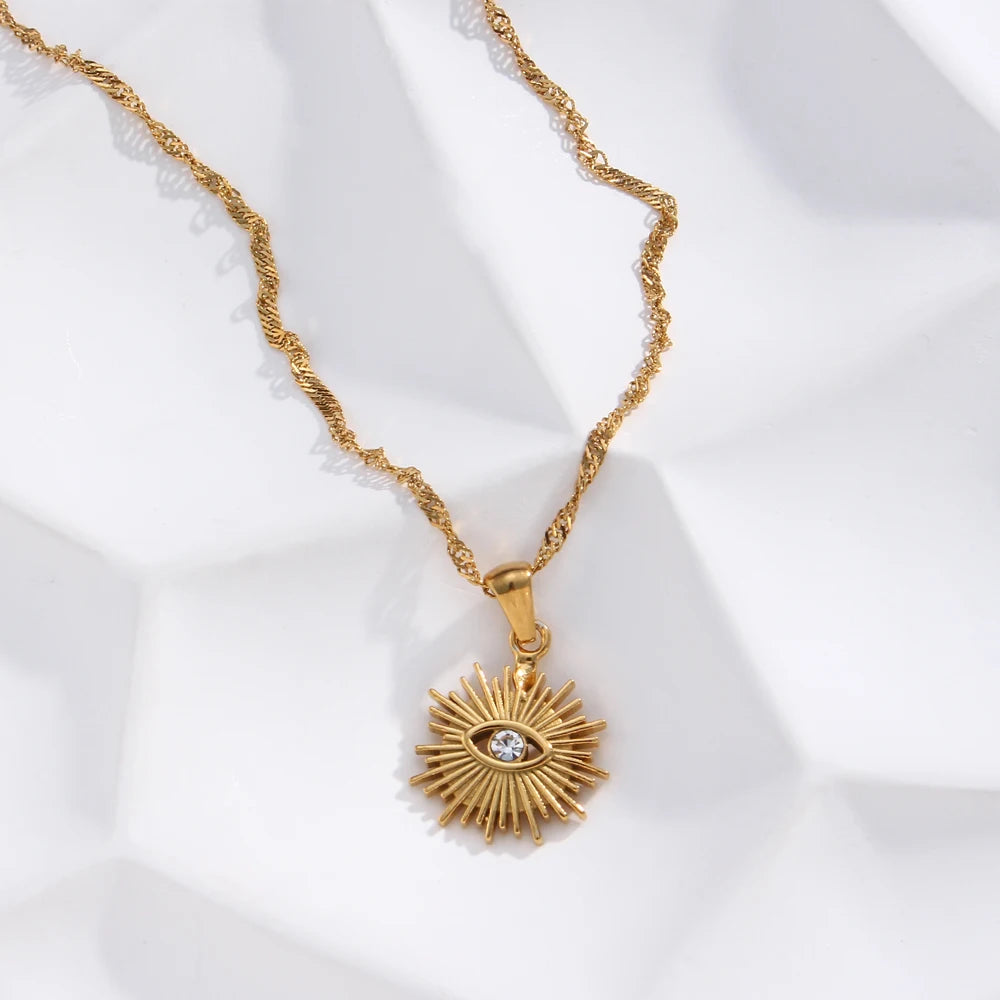 Sammy Evil Eye Pendant Necklace