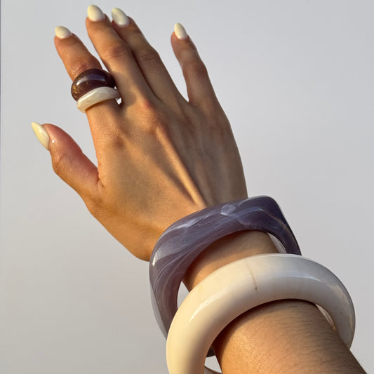 Helena Irregular Chunky Bangles