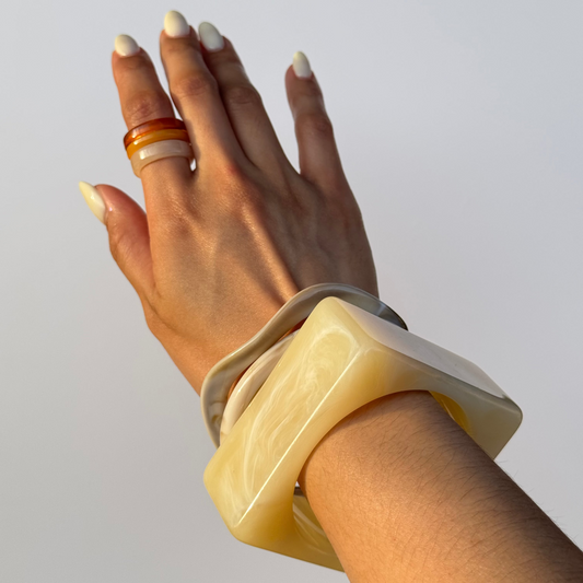 Georgia Square Bangle Bracelet