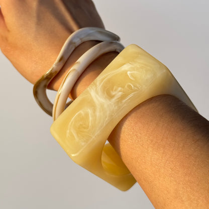 Georgia Square Bangle Bracelet