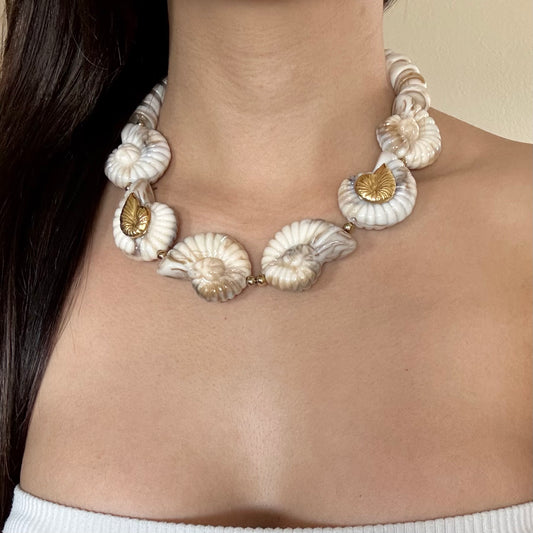 Meddie Ocean Style Resin Necklace