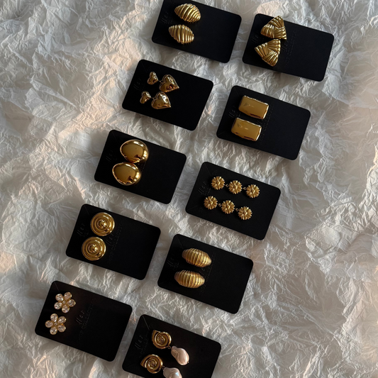 Celine Geometric Bug Earrings