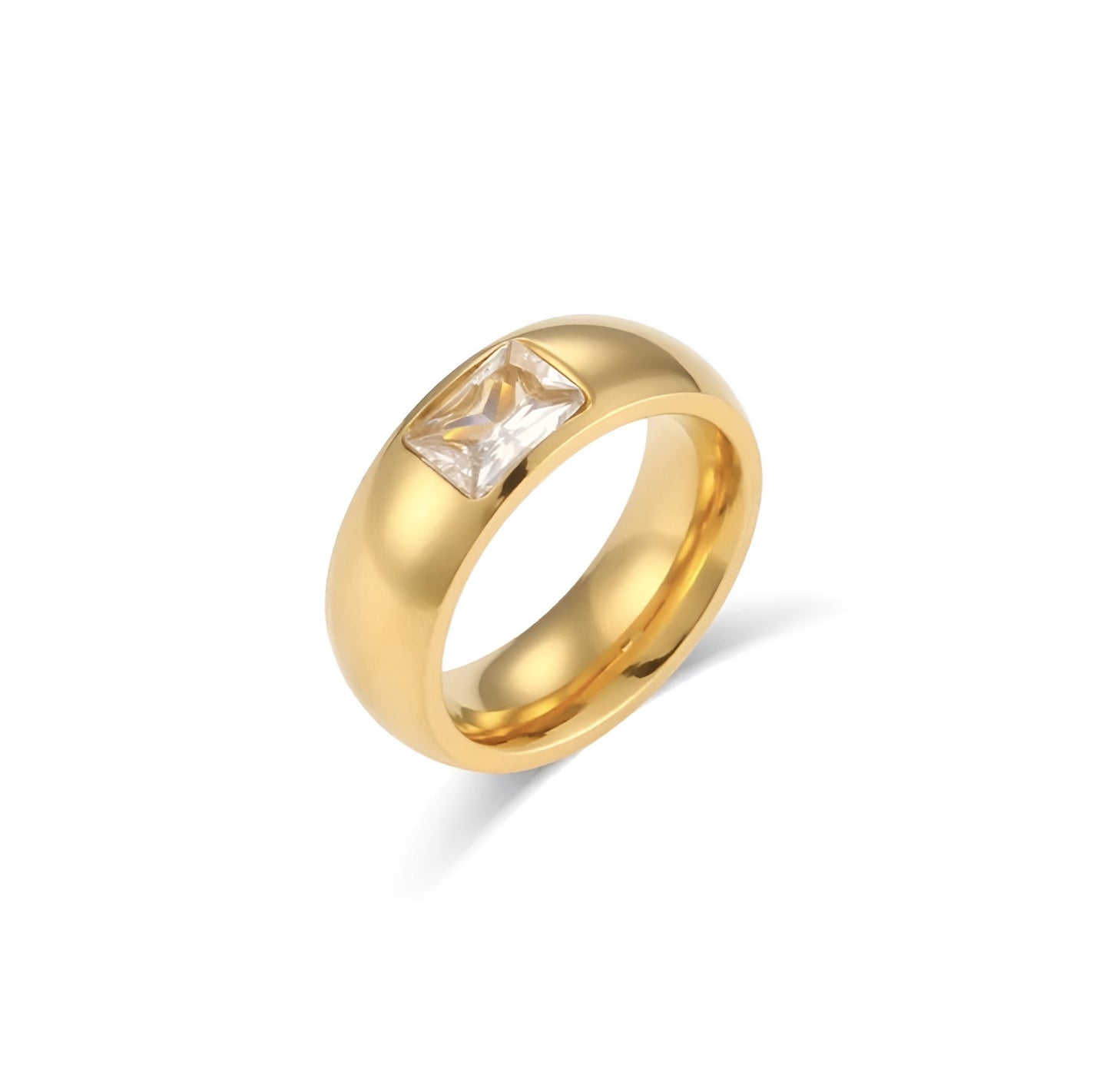 Sandra Square Zirconia Ring