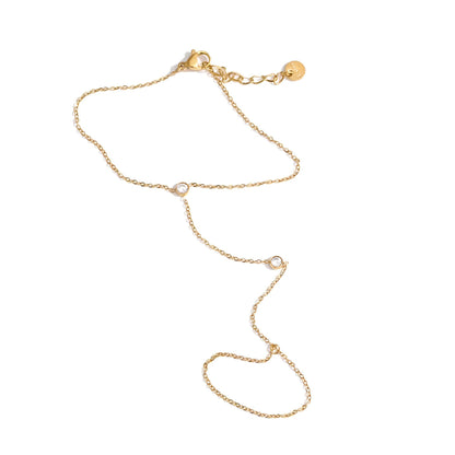 Francesca Zirconia Hand Chain