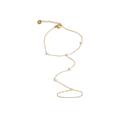 Elle Zirconia Stone Hand Chain