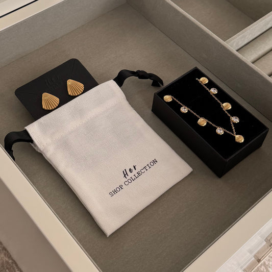 Annika Earrings + Necklace Set