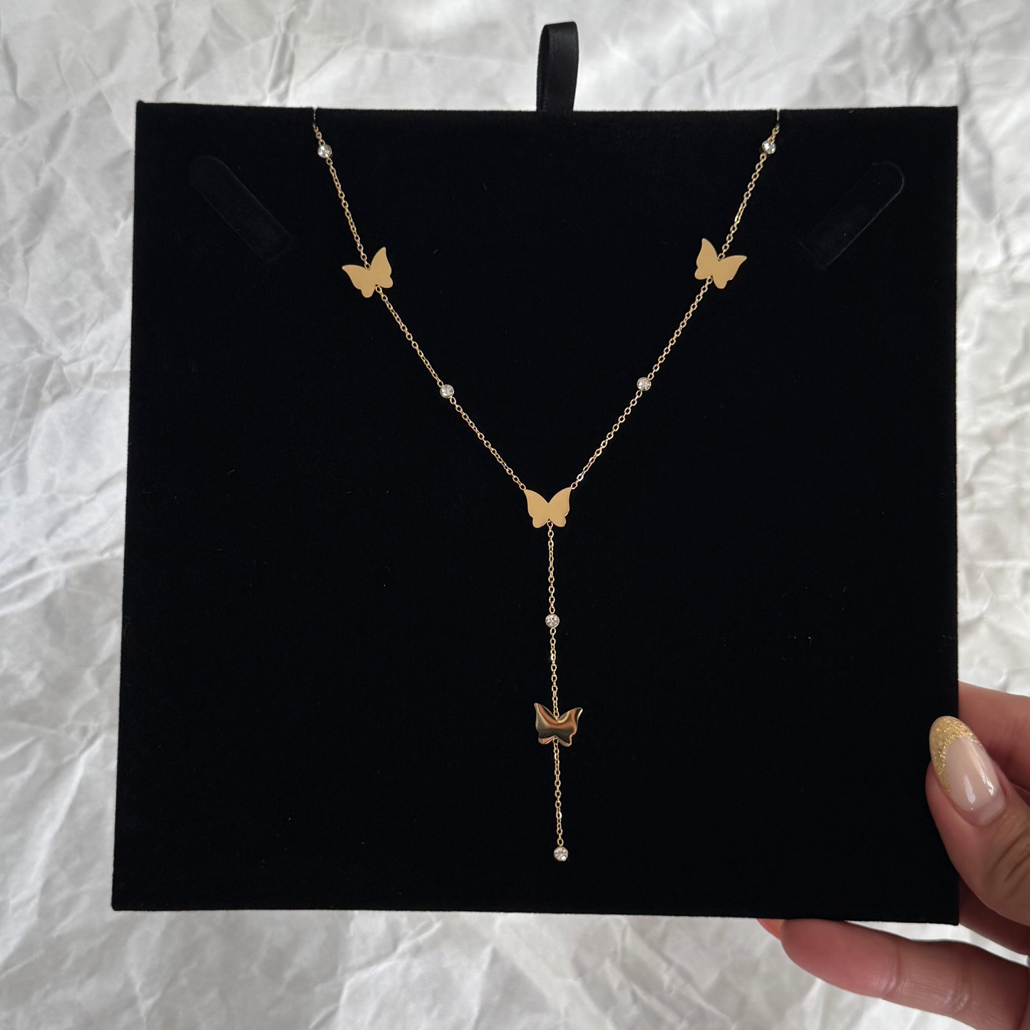 Zara Chic Butterfly Chain Necklace