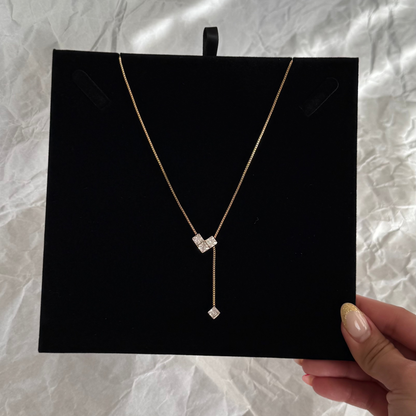 Estelle Cubic Zirconia Heart Necklace