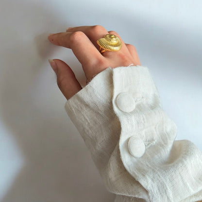 Kailani Shell Statement Ring