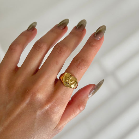 Nita Heart Angel Ring
