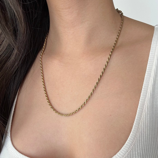 Silvia Twisted Rope Chain Necklace
