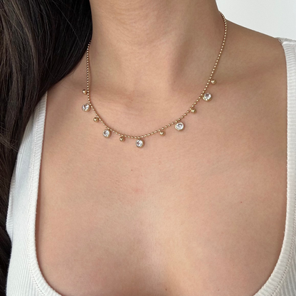 Claire Zirconia Aesthetic Necklace
