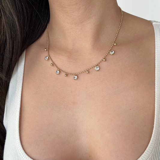 Claire Zirconia Aesthetic Necklace