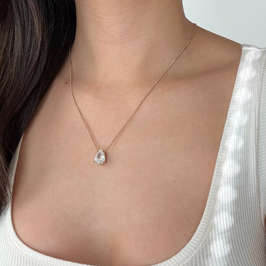 Aimee Zirconia Pendant Necklace