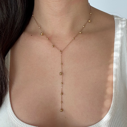 Laylah Bead Long Pendant Necklace