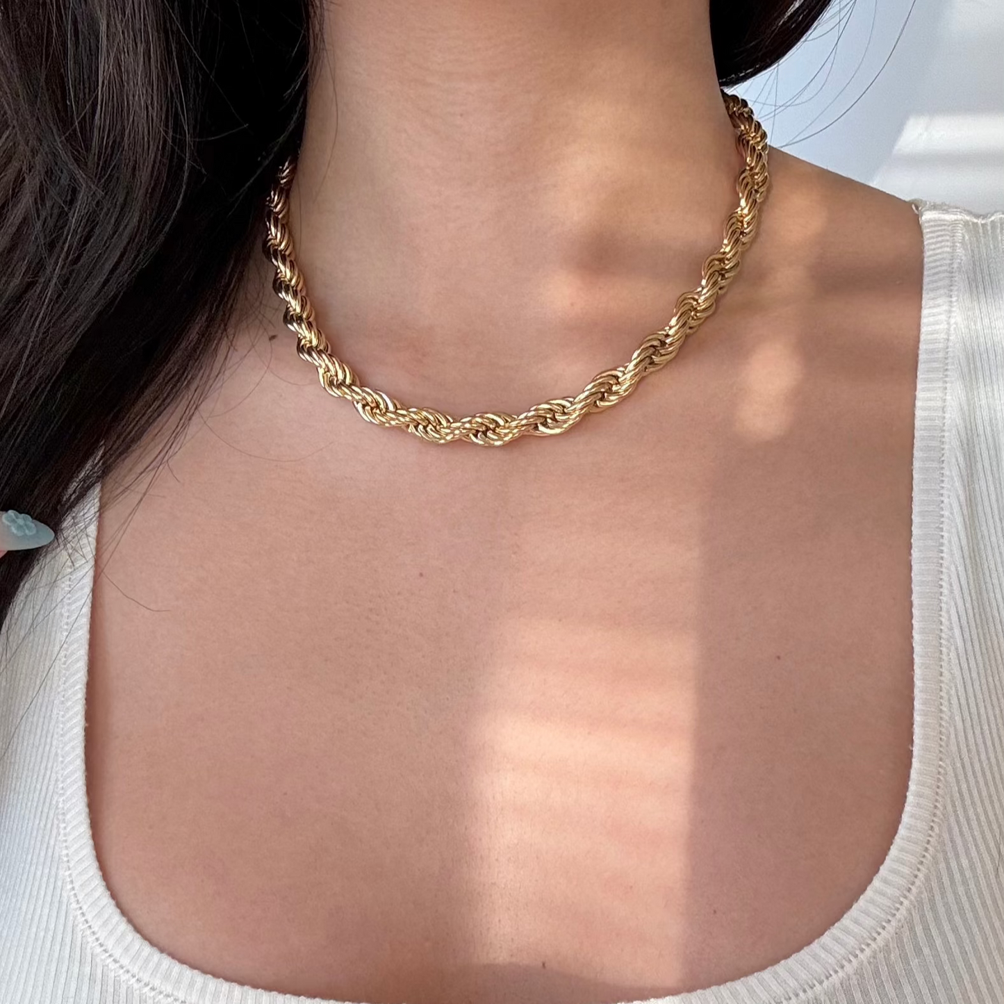 Silvia Chunky Rope Necklace