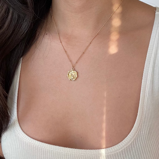 Lily Cherry Blossoms Necklace