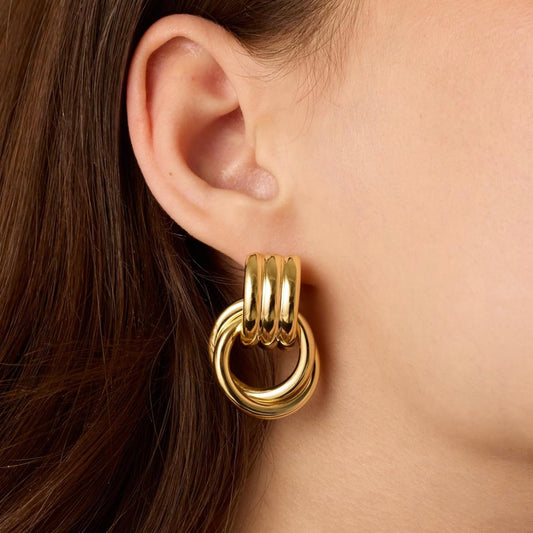 Sabrina Knot Statement Earrings