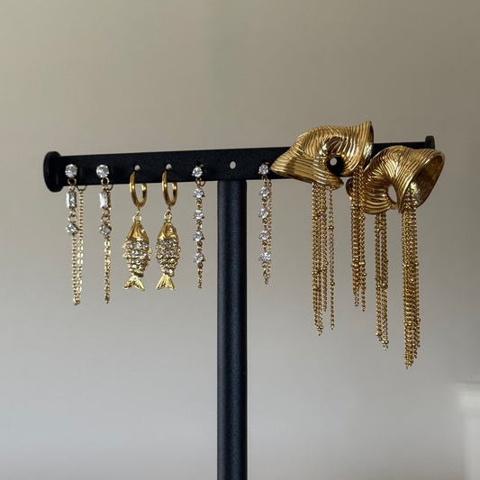 Tatum Chain Dangle Earrings